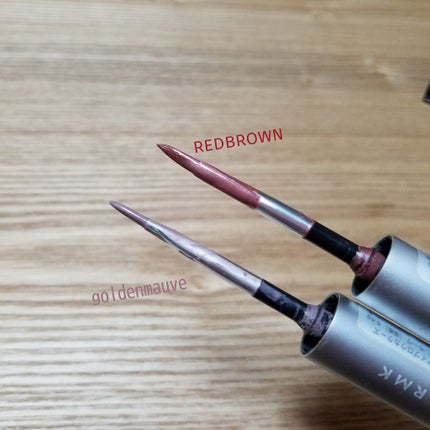 Wアイブロウカラーズ/RMK/リキッドアイブロウを使ったクチコミ(2枚目)