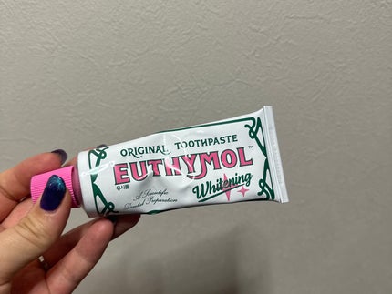 ホワイトニング美白歯磨き粉/EUTHYMOL/歯磨き粉を使ったクチコミ(1枚目)
