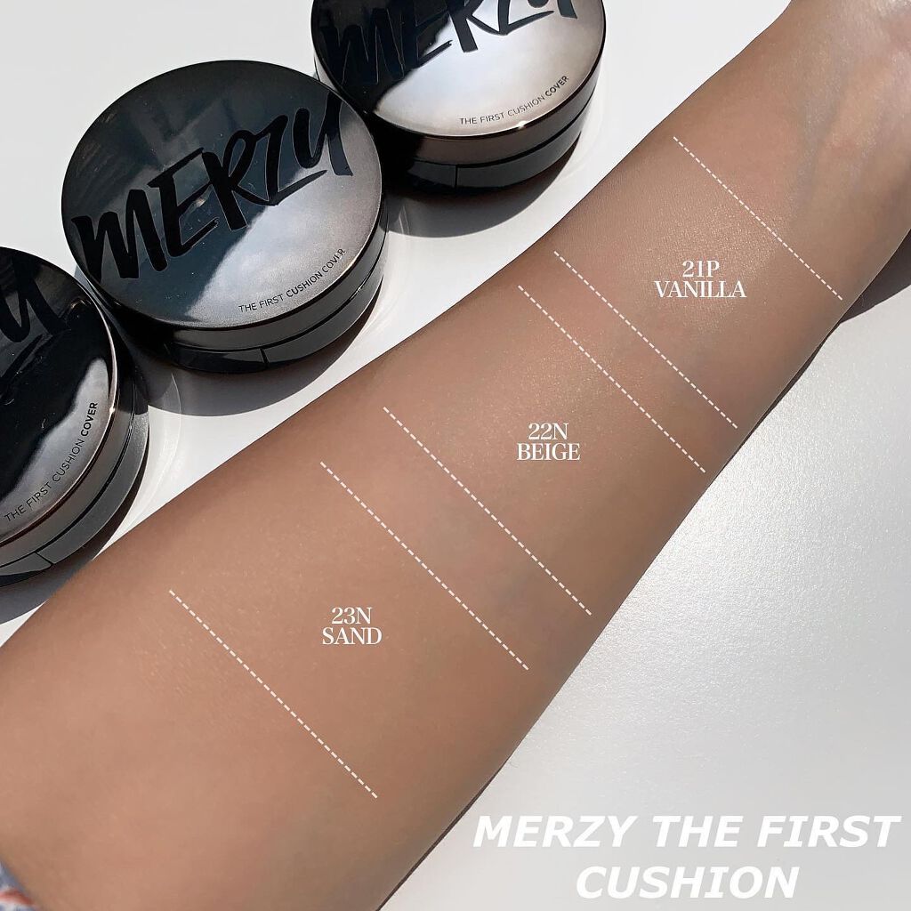 THE FIRST CUSHION COVER/MERZY/クッションファンデーションを使ったクチコミ(4枚目)