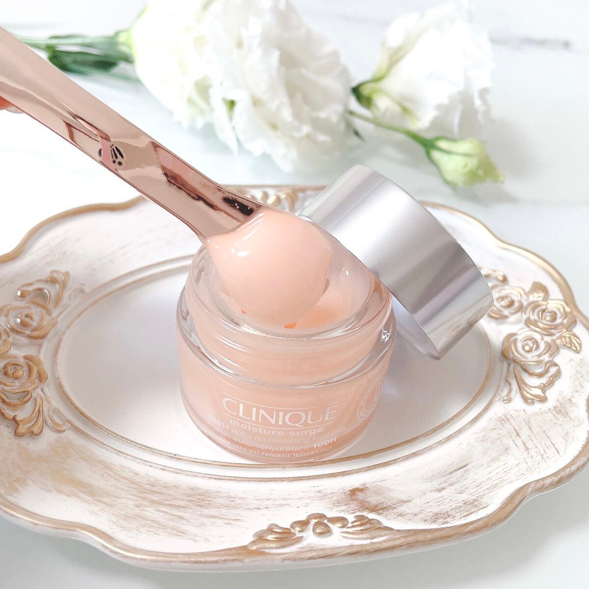 ✻うさぎさん✻ on LIPS 「CLINIQUE『モイスチャーサージ100Hジェルクリーム』ピ..」(2枚目)