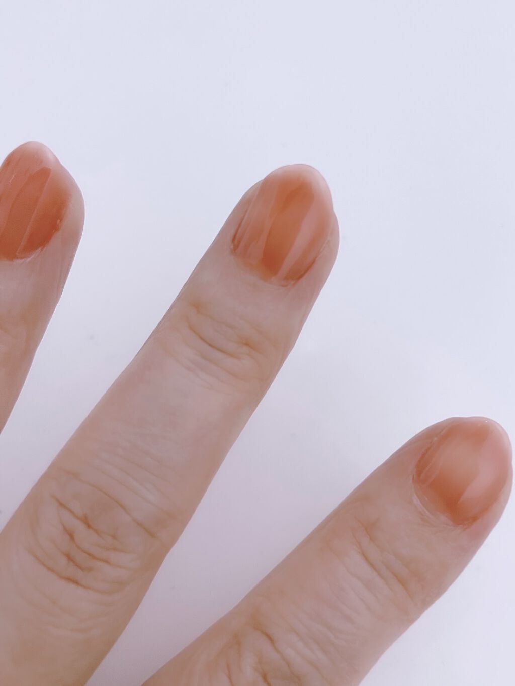 カラフルネイルズ N51 コーラルピンク/キャンメイク/マニキュアを使ったクチコミ（2枚目）