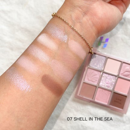 マイフェイブムードアイパレット 9カラー/HOLIKA HOLIKA/アイシャドウパレットを使ったクチコミ(4枚目)