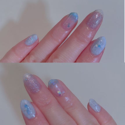 ホログラム/セリア/ネイルチップ・パーツを使ったクチコミ(3枚目)