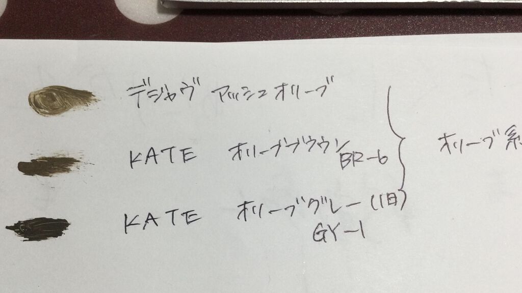 3Dアイブロウカラー GY-1/KATE/眉マスカラを使ったクチコミ（2枚目）