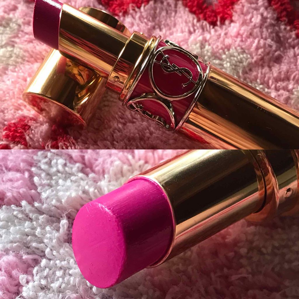 ルージュ ヴォリュプテ シャイン/YVES SAINT LAURENT BEAUTE/口紅を使ったクチコミ(1枚目)