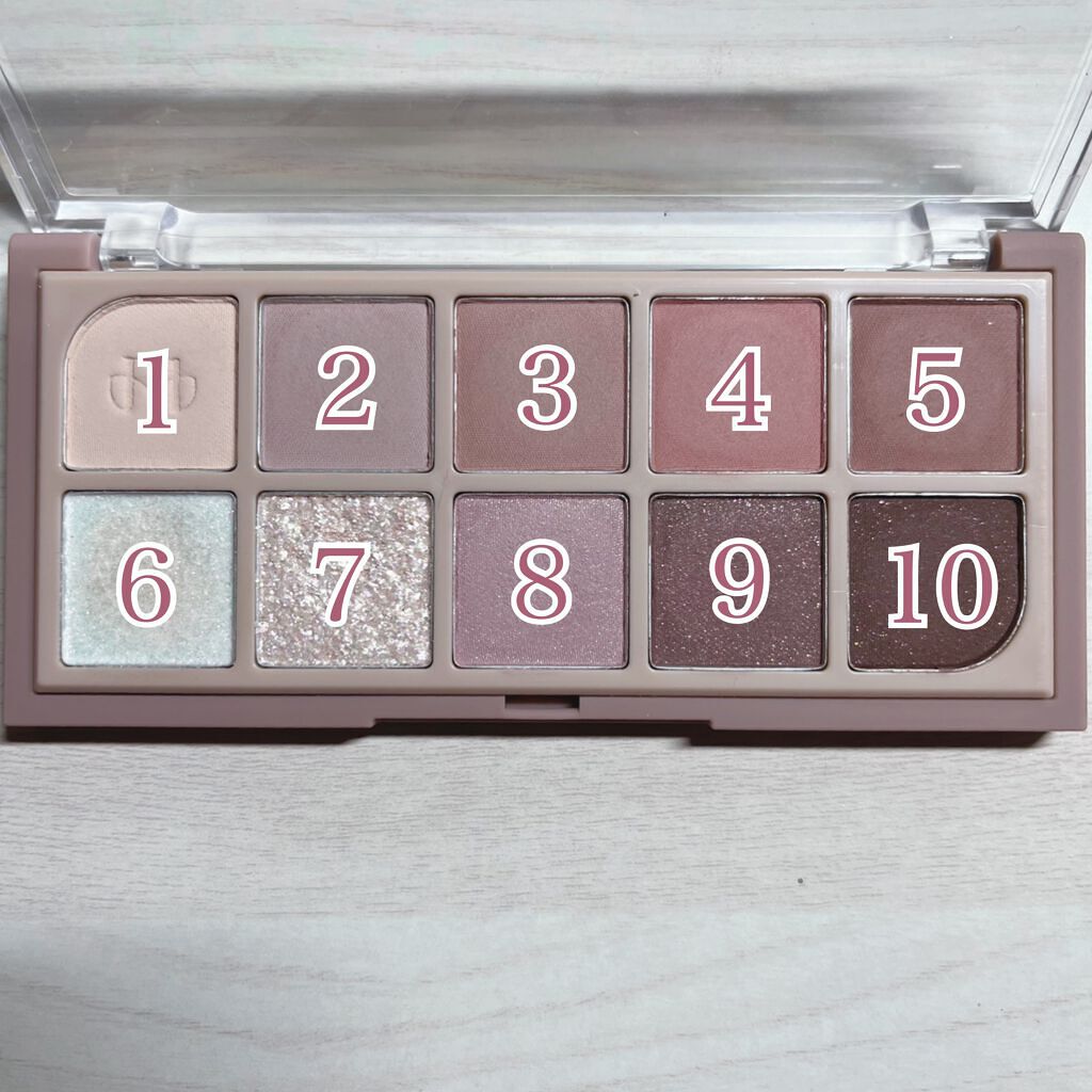 MDショールモーメント アイシャドウパレット/mude/アイシャドウパレットを使ったクチコミ(2枚目)