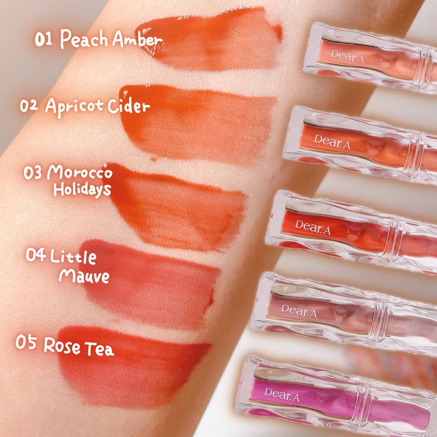 ハイドロデュイティント/Dear.A/リップティントを使ったクチコミ（2枚目）