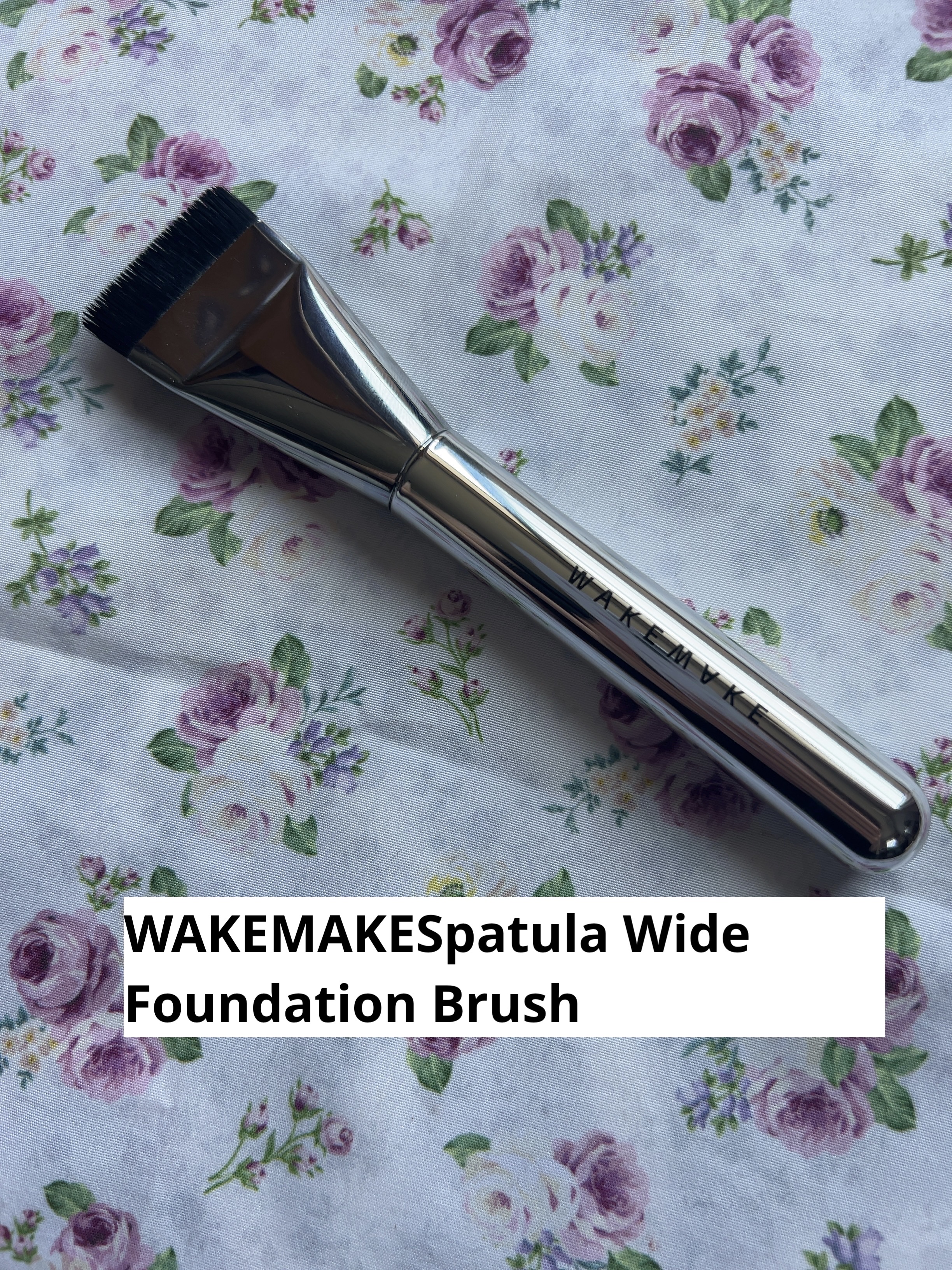 Spatula Wide Foundation Brush/wakemake/メイクブラシを使ったクチコミ（1枚目）