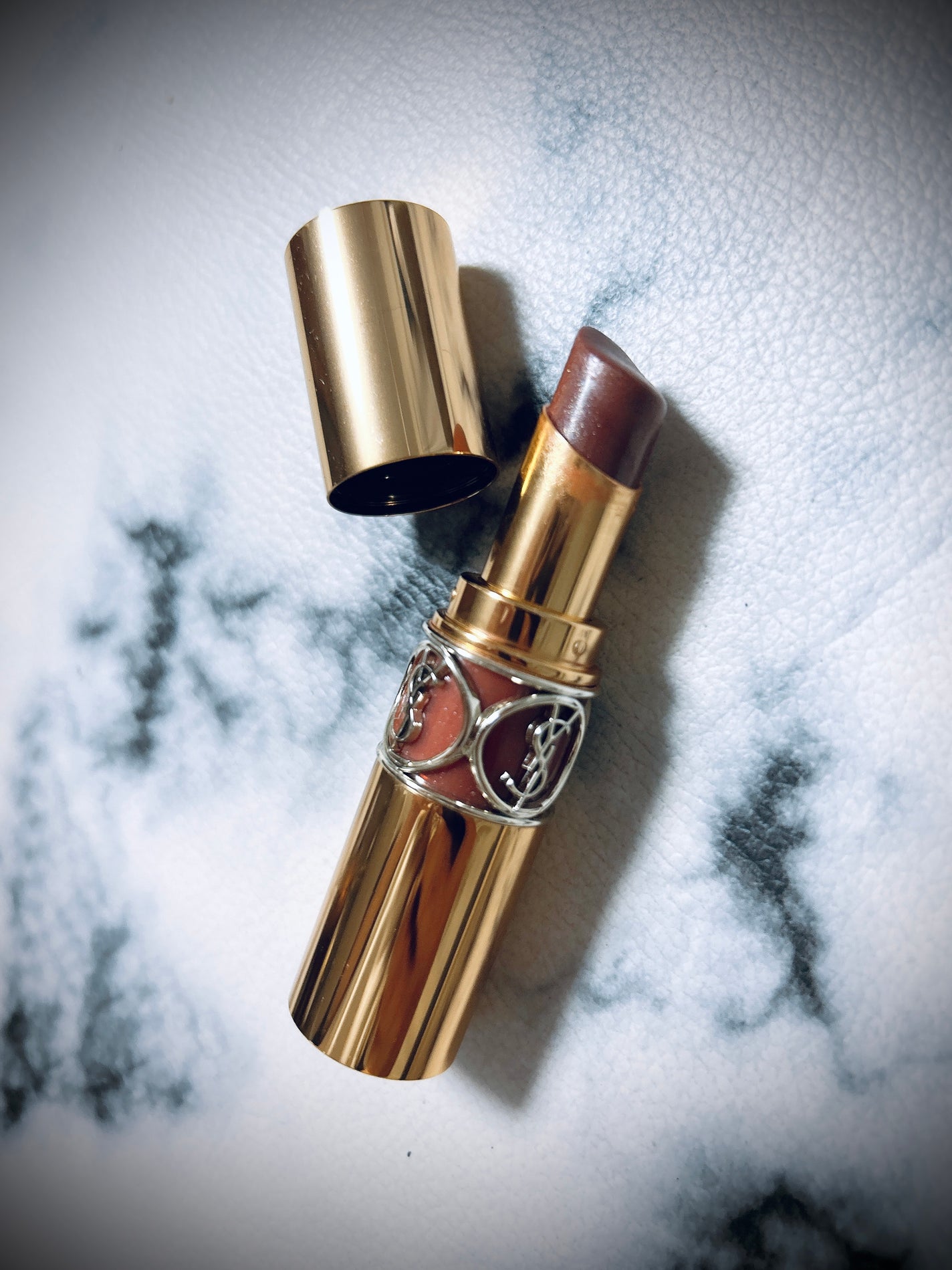 ルージュ ヴォリュプテ シャイン/YVES SAINT LAURENT BEAUTE/口紅を使ったクチコミ(1枚目)