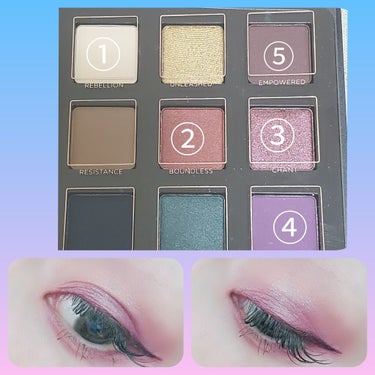 Libertine Eye Shadow Palette/VISEART/パウダーアイシャドウを使ったクチコミ（2枚目）