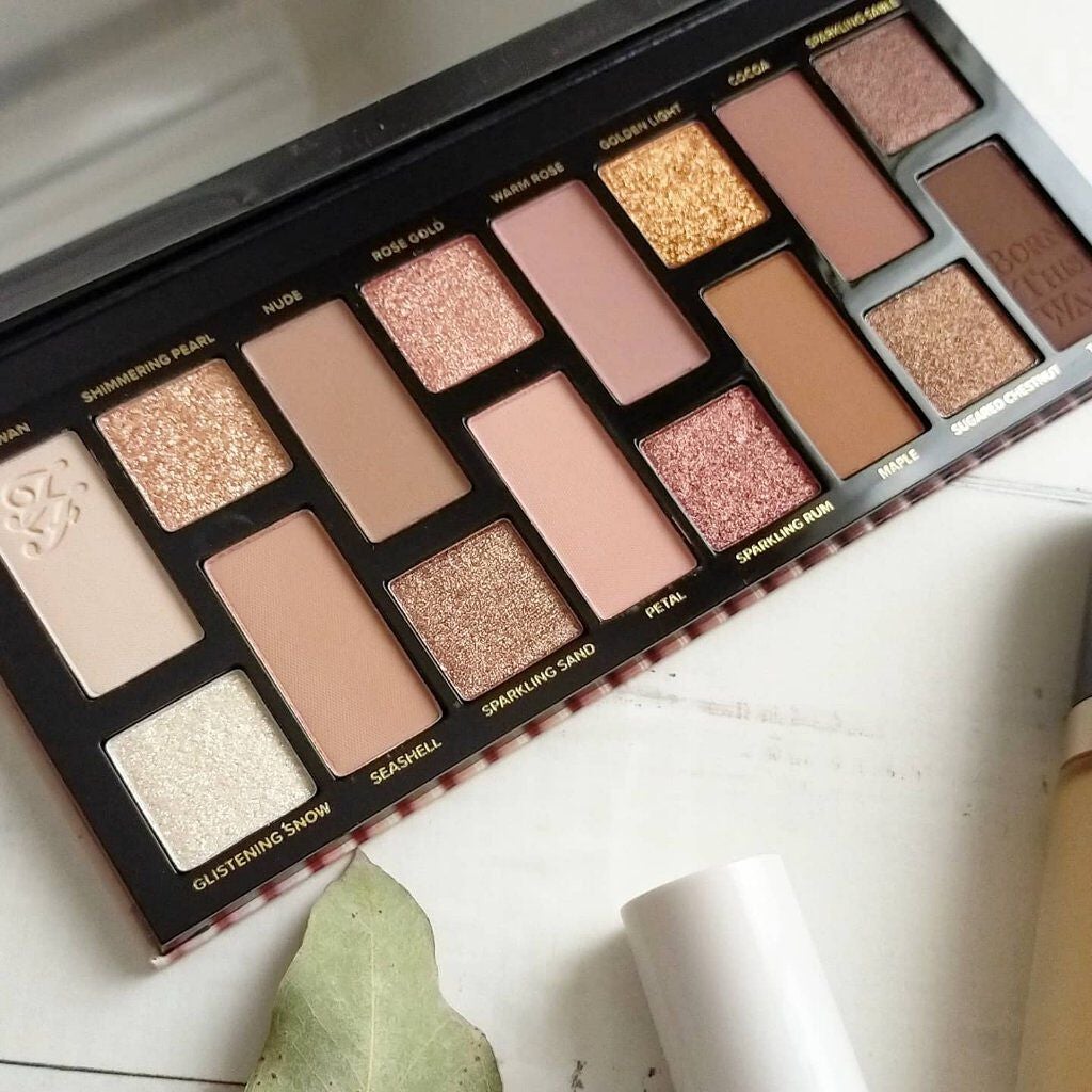 ボーン ディス ウェイ ザ ナチュラル ヌード アイシャドウ パレット/Too Faced/アイシャドウパレットを使ったクチコミ(2枚目)