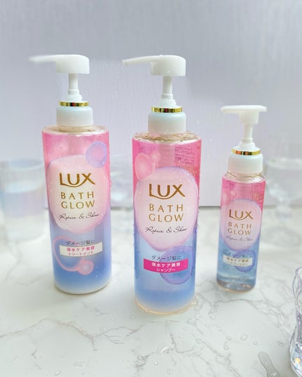 バスグロウ リペア&シャイン シャンプー/トリートメント/LUX/シャンプー・コンディショナーを使ったクチコミ(2枚目)