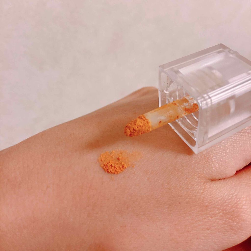 ミニエアリーディップパウダー/Fujiko/単色アイシャドウを使ったクチコミ(3枚目)