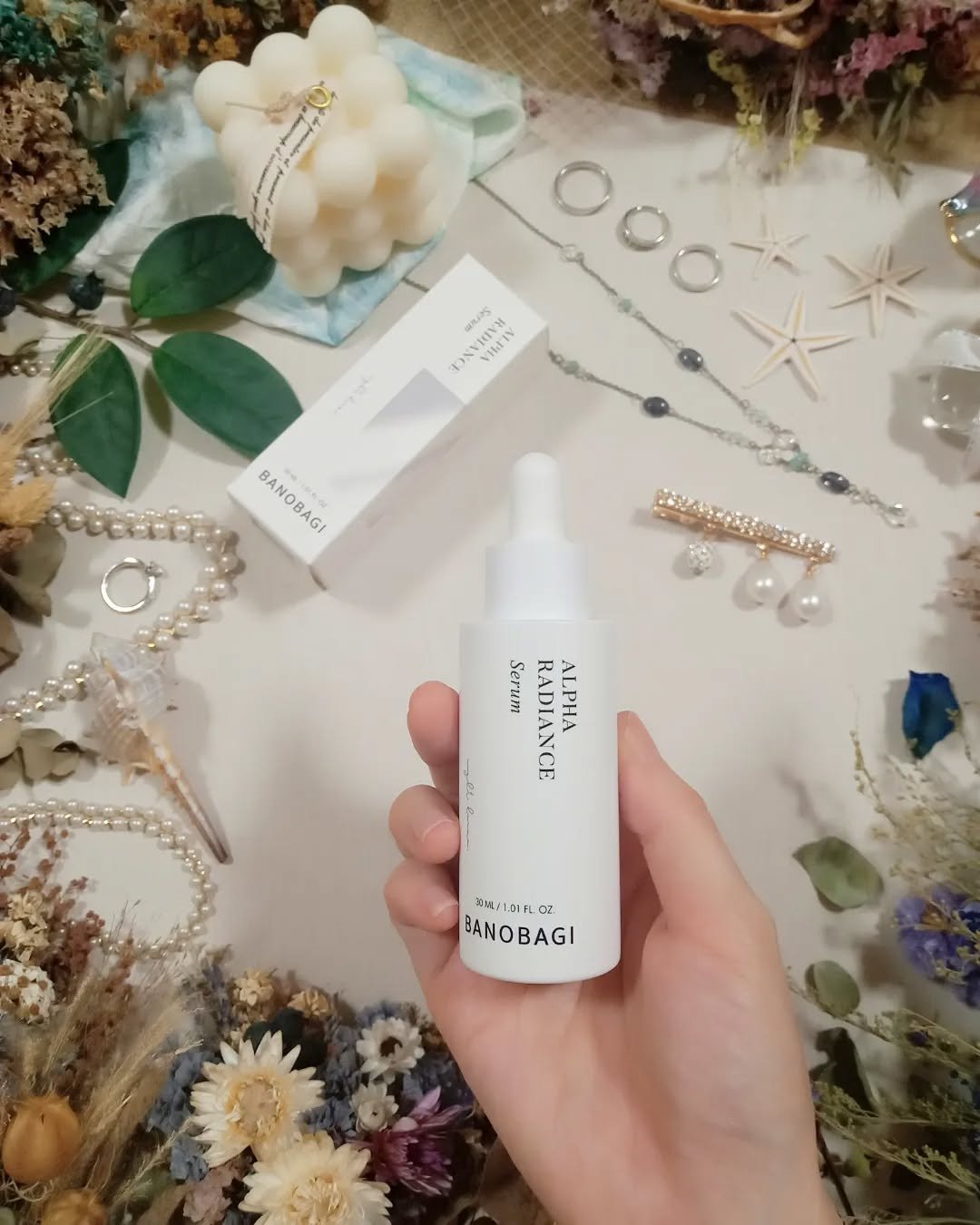 アルファラディアンスグローセラム/BANOBAGI/美容液を使ったクチコミ（1枚目）