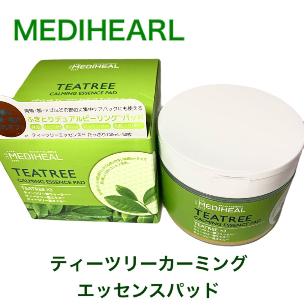 ティーツリーカーミングエッセンスパッド/MEDIHEAL/トナーパッドを使ったクチコミ（1枚目）