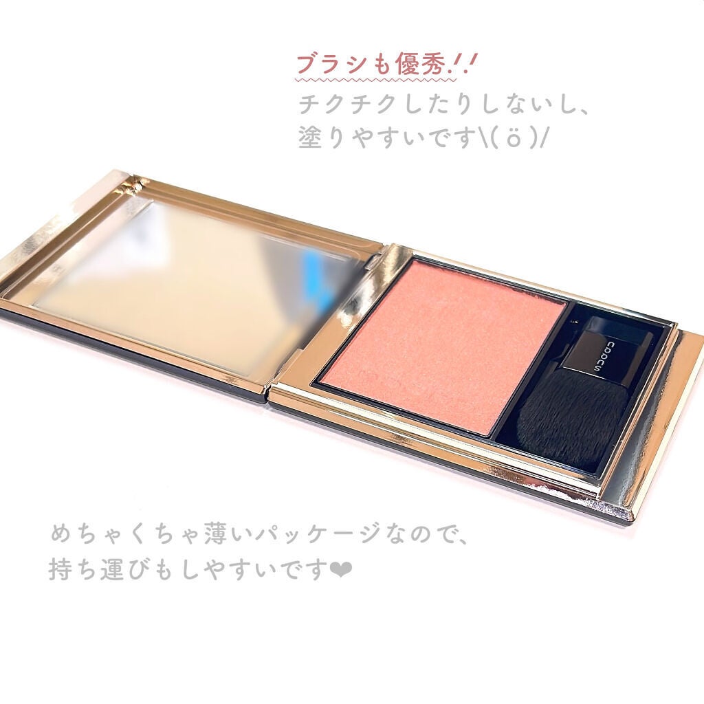 メルティング パウダー ブラッシュ/SUQQU/パウダーチークを使ったクチコミ(5枚目)