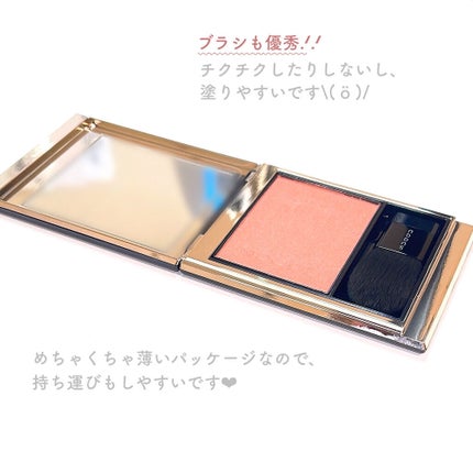 メルティング パウダー ブラッシュ/SUQQU/パウダーチークを使ったクチコミ(5枚目)