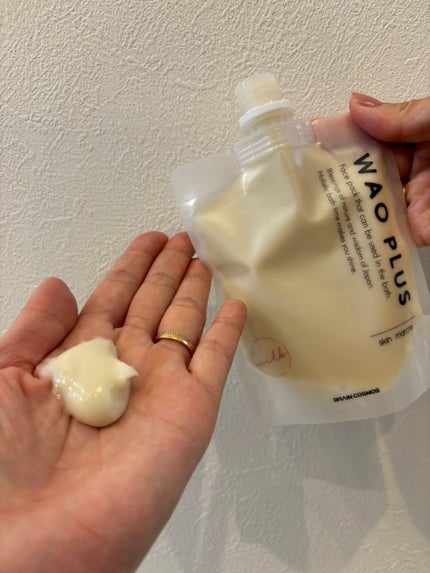 skinmarche WAOPLUS プラントベースミルクブースターマスク/ブレーンコスモス/洗い流すパック・マスクを使ったクチコミ(4枚目)