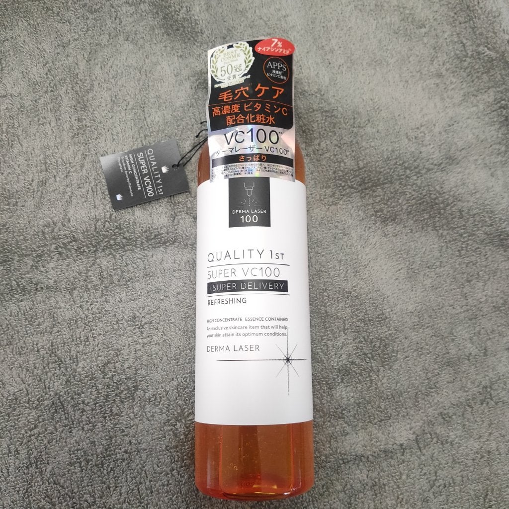ダーマレーザー スーパーVC100ローション(さっぱり)/クオリティファースト/化粧水を使ったクチコミ(1枚目)