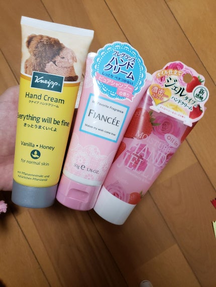 ハンドクリーム バニラ&ハニーの香り/クナイプ/ハンドクリームを使ったクチコミ(1枚目)