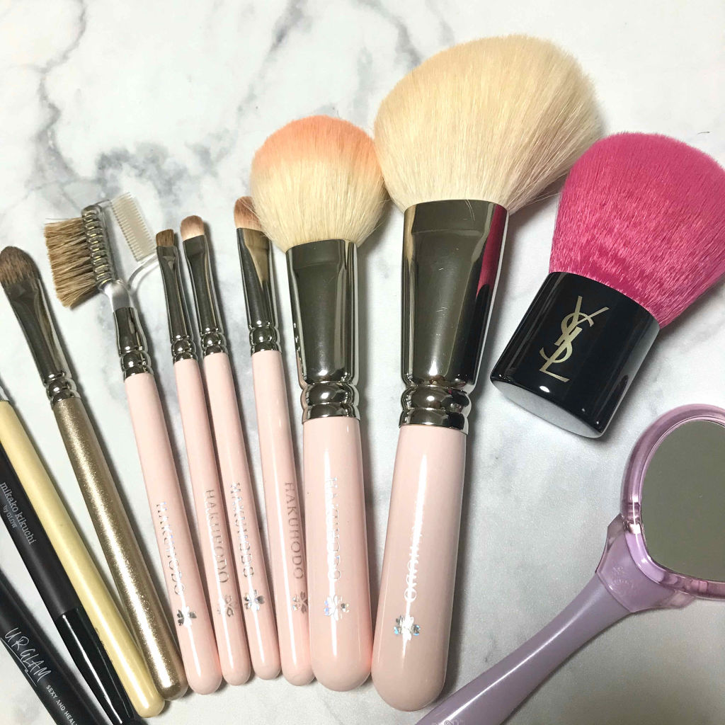 メイクアップブラシ/白鳳堂/メイクブラシを使ったクチコミ（2枚目）