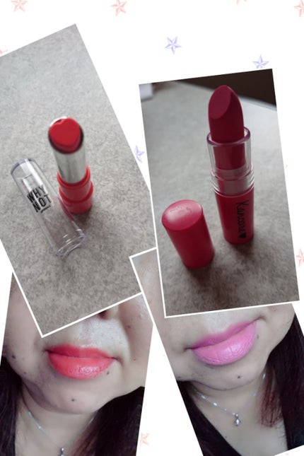 WHY NOT SPINNS リップスティック オレンジ/DAISO/口紅を使ったクチコミ(3枚目)