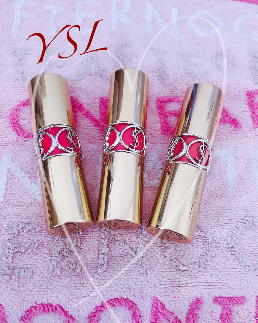 ルージュ ヴォリュプテ シャイン/YVES SAINT LAURENT BEAUTE/口紅を使ったクチコミ(1枚目)
