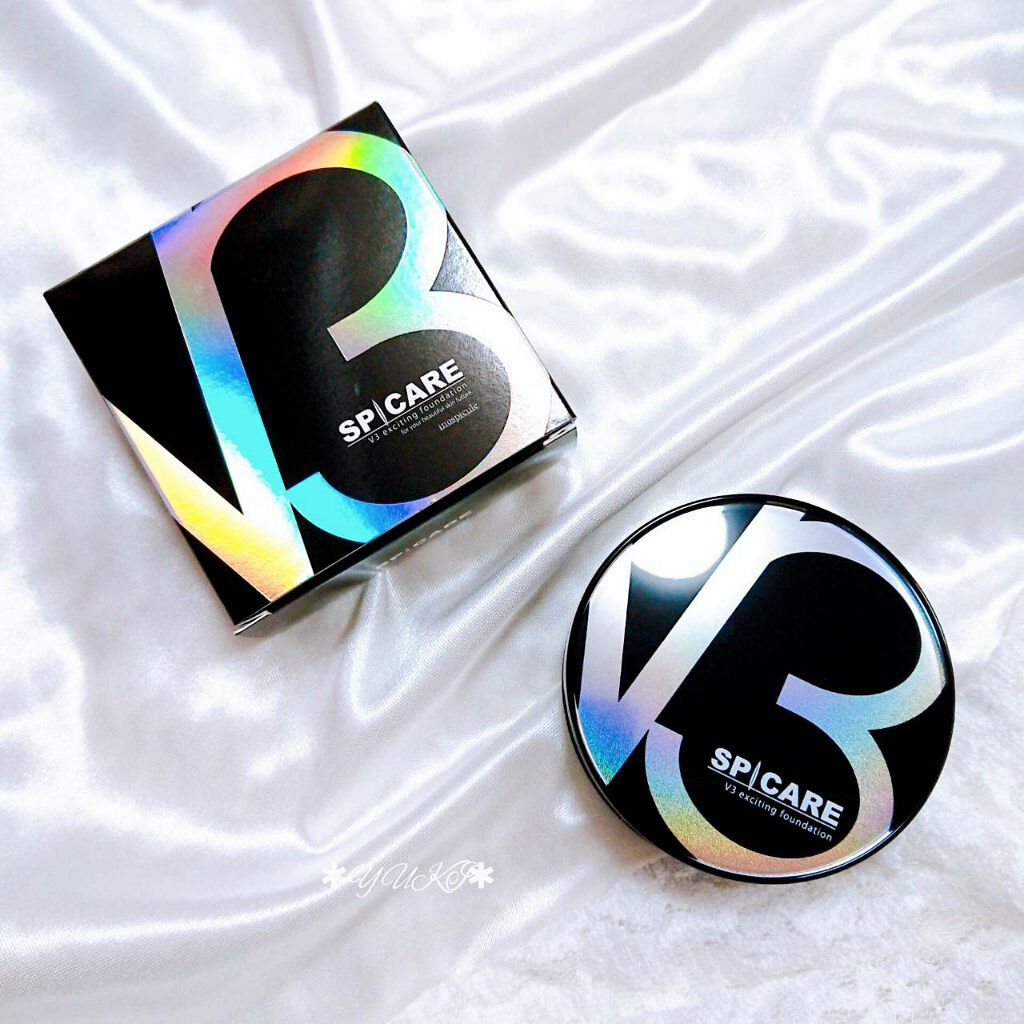 V3 エキサイティングファンデーション/SPICARE/クッションファンデーションを使ったクチコミ(1枚目)