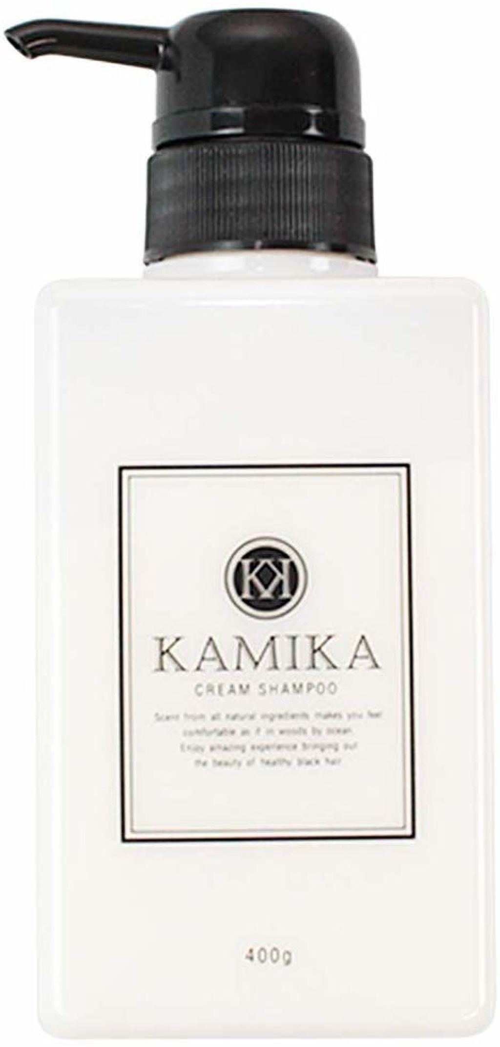 正規通販 カミカ 黒髪クリームシャンプー KAMIKA 400g champs21.com