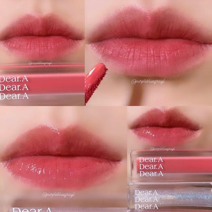シアーベルベットティント/Dear.A/リップティントを使ったクチコミ(4枚目)