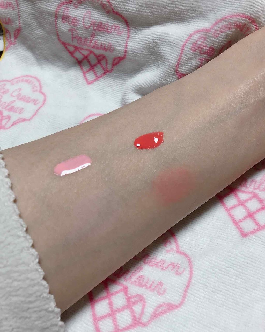 チークポリッシュ/ADDICTION/リキッドチークを使ったクチコミ（3枚目）