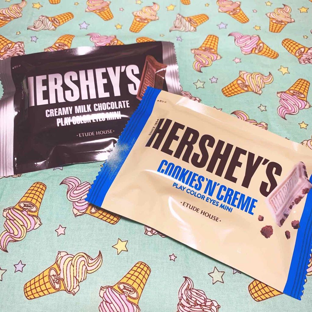 ハーシー プレイカラーアイズミニ/ETUDE/アイシャドウパレットを使ったクチコミ（1枚目）