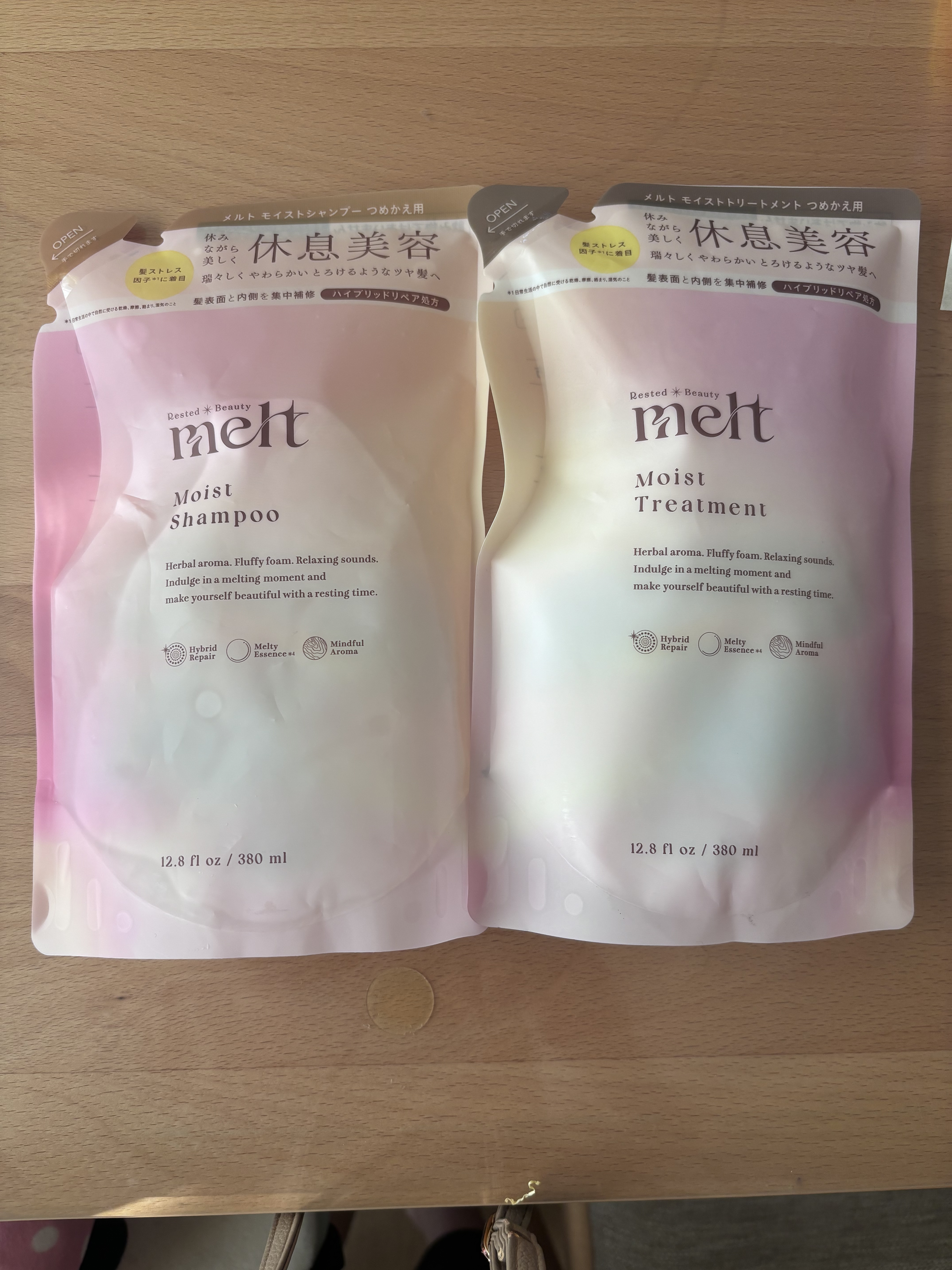 メルト モイストシャンプー／トリートメント シャンプーつめかえ用(380ml)/melt/市販シャンプーを使ったクチコミ（2枚目）