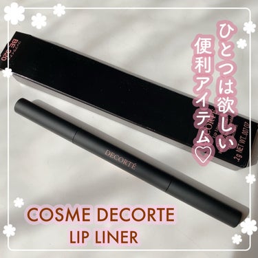 リップライナー/DECORTÉ/メイクブラシを使ったクチコミ（1枚目）