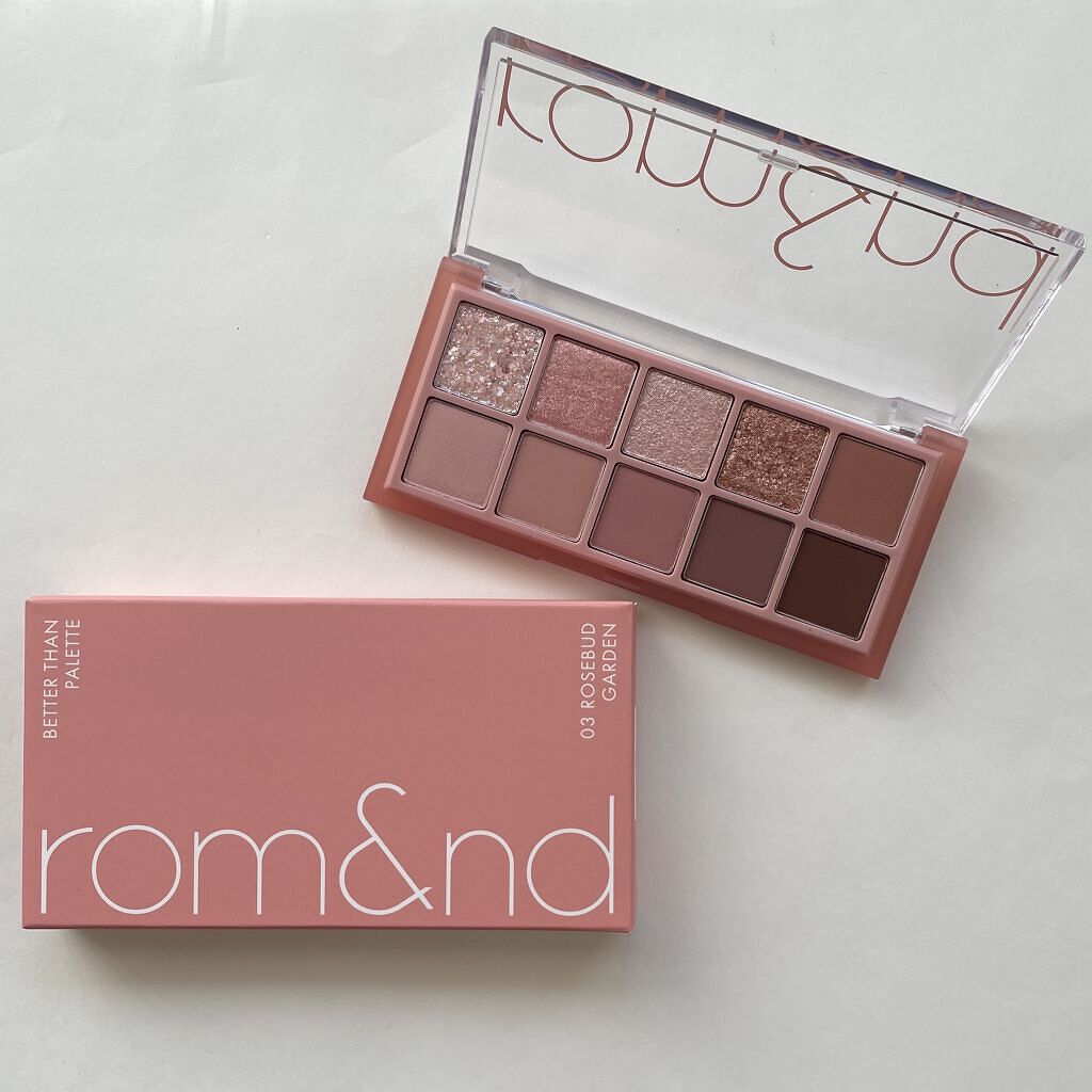 ベターザンパレット/rom&nd/アイシャドウパレットを使ったクチコミ（1枚目）