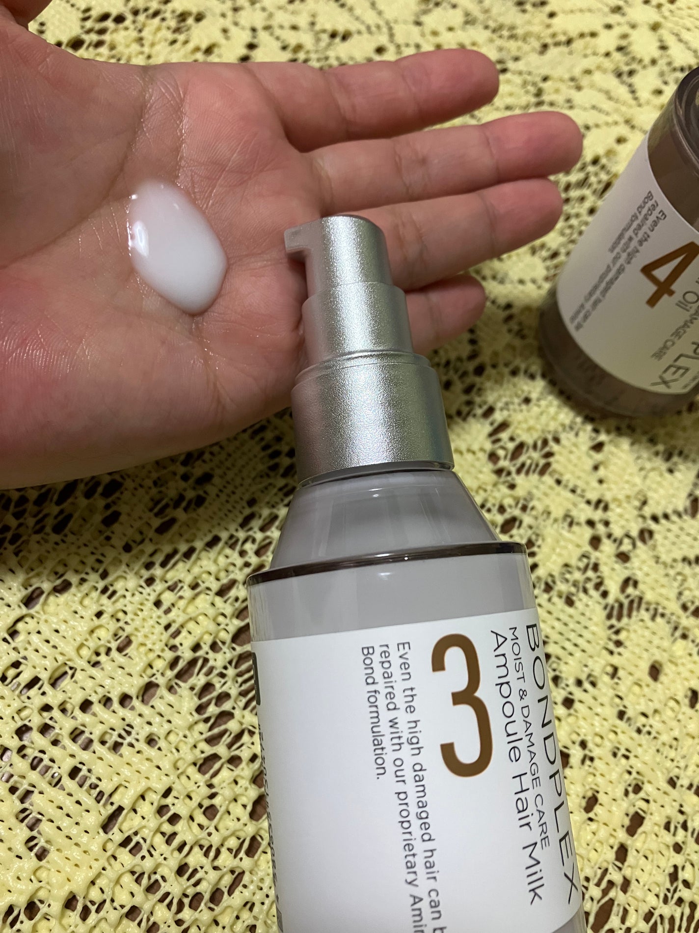 モイスト&ダメージケア アンプルミルク/ボンドプレックス/ヘアミルクを使ったクチコミ(2枚目)