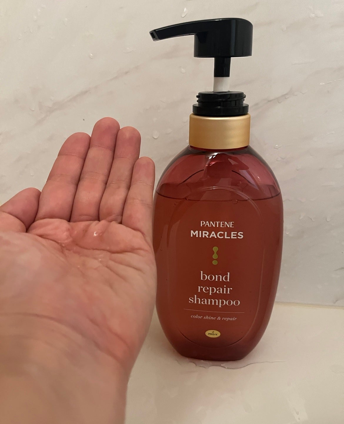ボンド リペア (カラーシャイン & リペア) シャンプー & トリートメント/パンテーン/市販シャンプーを使ったクチコミ(2枚目)