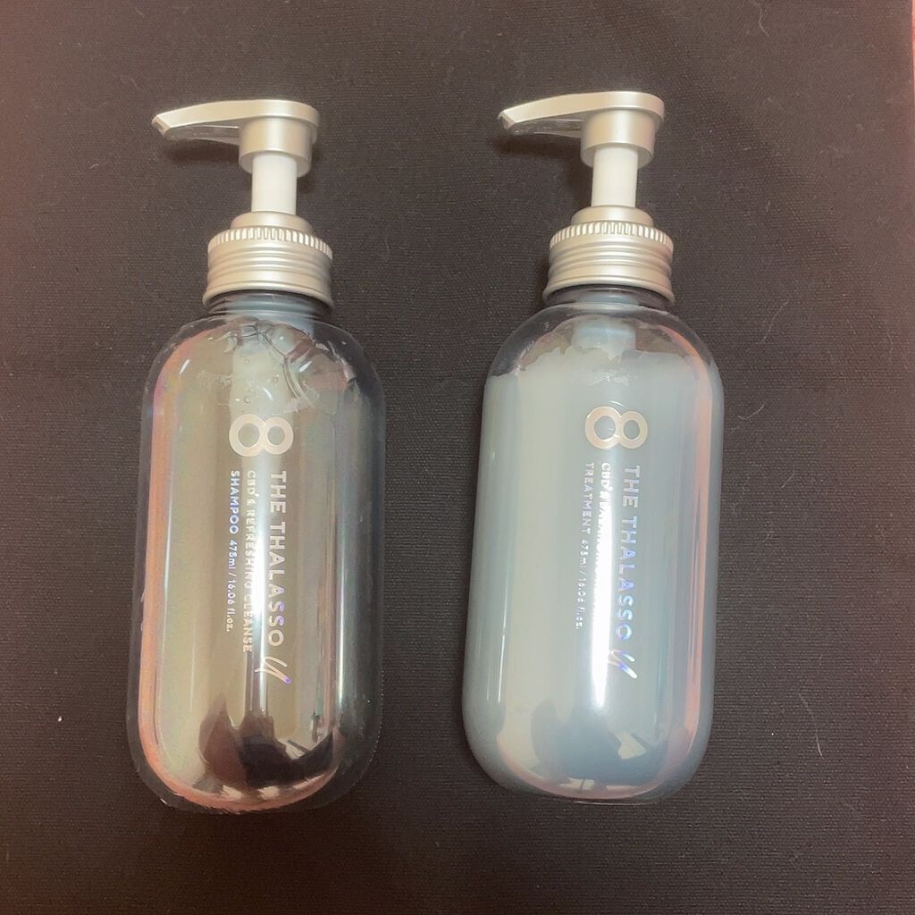 エイトザタラソ ユー CBD&リフレッシング クレンズ 美容液シャンプー/CBD&バランシング ダメージリペア 美容液ヘアトリートメント/エイトザタラソ/市販シャンプーを使ったクチコミ(2枚目)