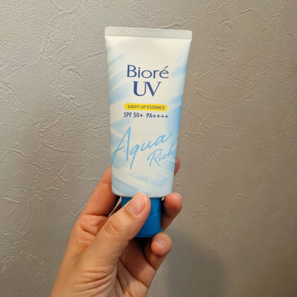 ビオレUV アクアリッチ ライトアップエッセンス/ビオレ/日焼け止めクリームを使ったクチコミ（1枚目）