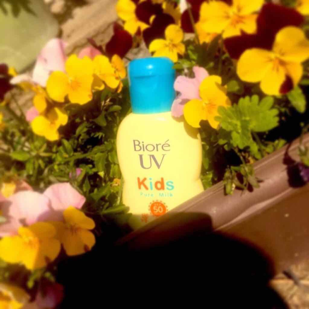 ビオレUV キッズピュアミルク/ビオレ/日焼け止めミルクを使ったクチコミ（1枚目）