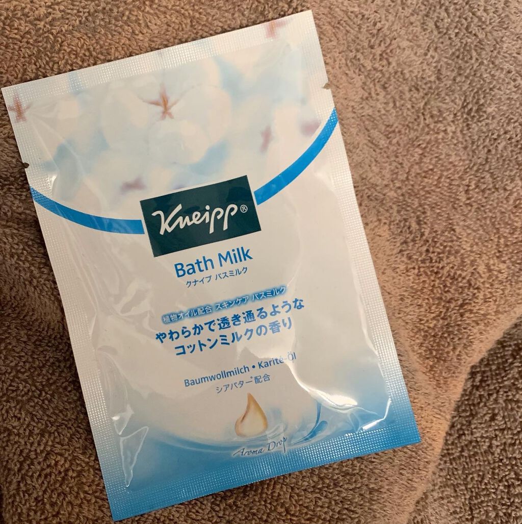 バスミルク コットンミルクの香り/クナイプ/入浴剤を使ったクチコミ（1枚目）