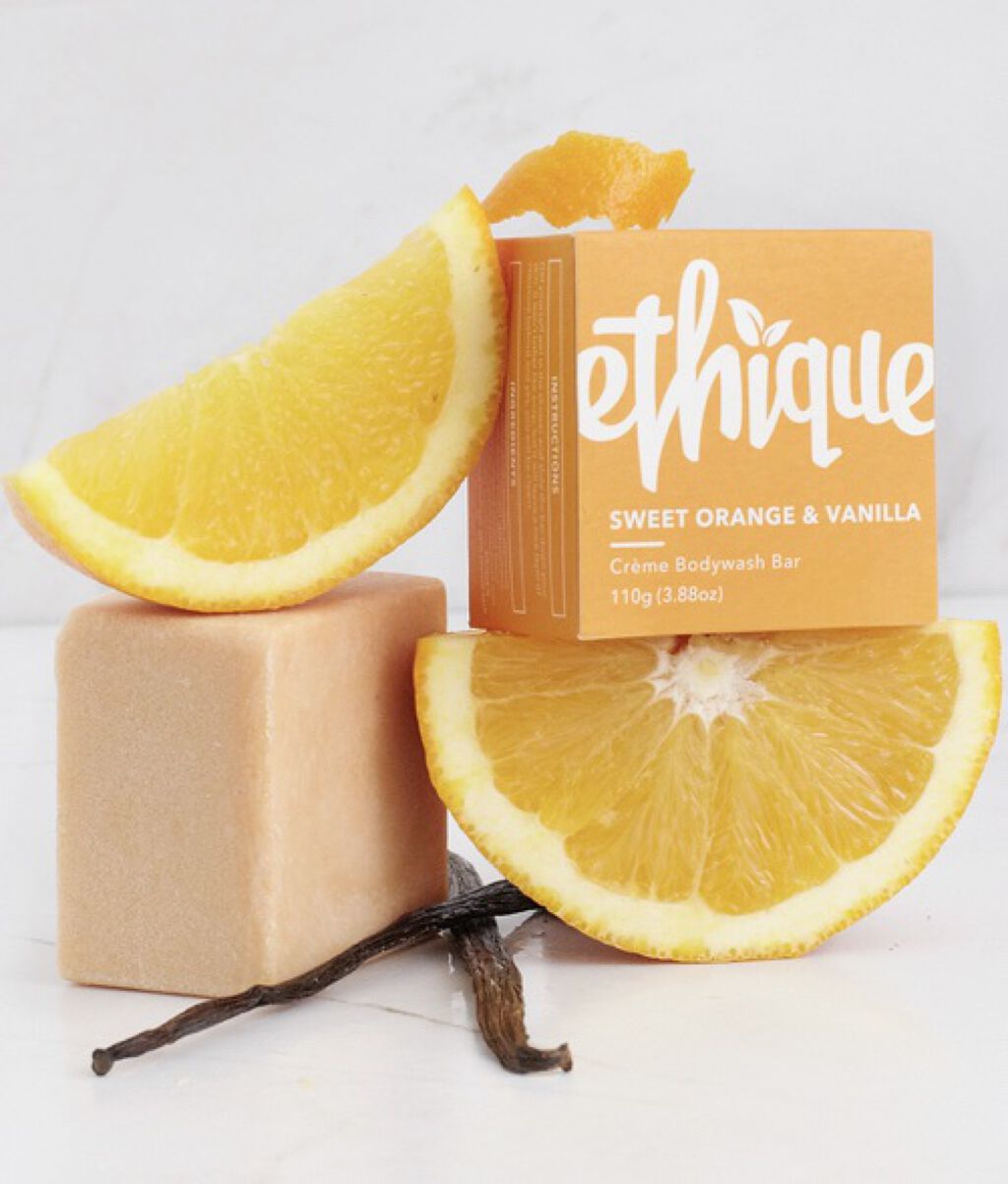 ボディウォッシュ バー オレンジ＆バニラ/Ethique/ボディ石鹸を使ったクチコミ（2枚目）