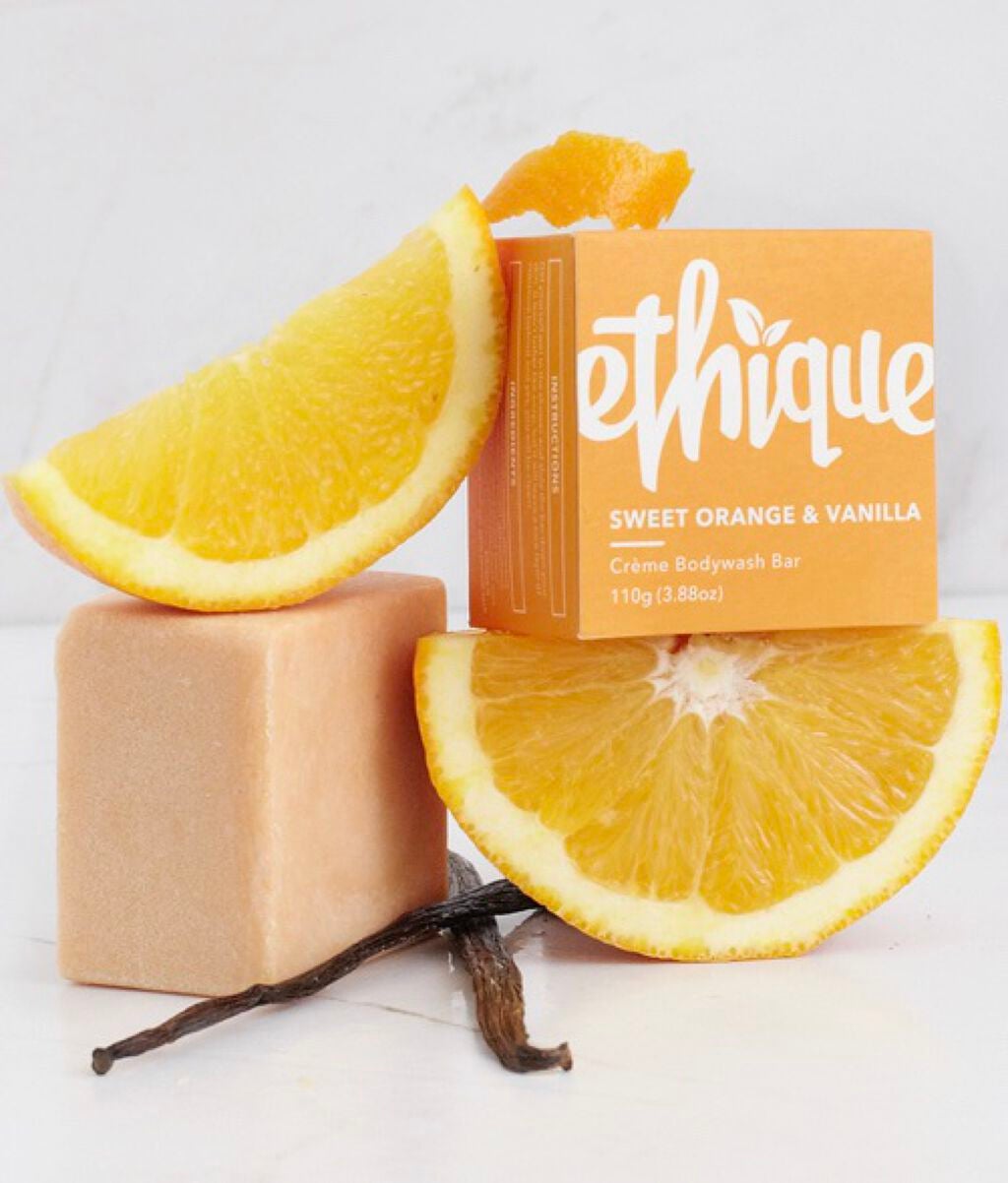 ボディウォッシュ バー オレンジ&バニラ/Ethique/ボディ石鹸を使ったクチコミ(2枚目)