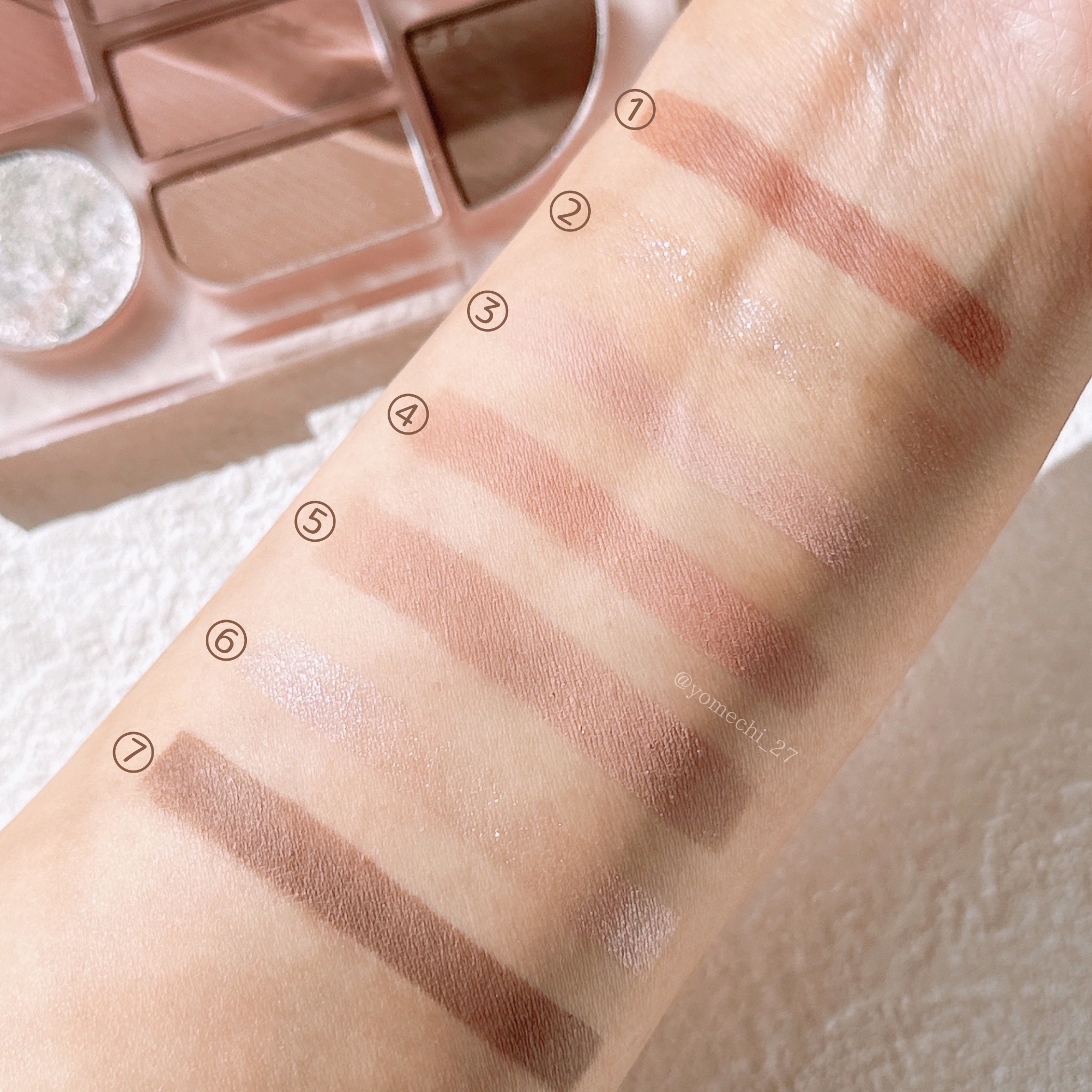 シンプレイン アイパレット/Sim;plain/アイシャドウパレットを使ったクチコミ（3枚目）