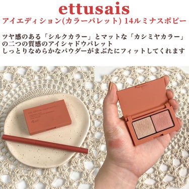 アイエディション(カラーパレット)/ettusais/パウダーアイシャドウを使ったクチコミ（2枚目）