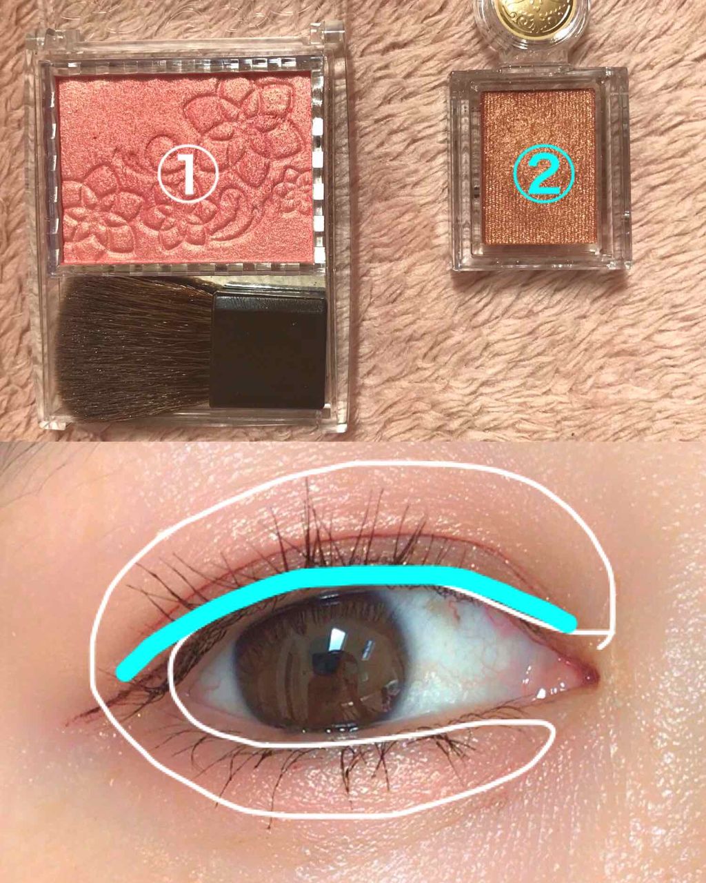 パールグロウチーク/CEZANNE/パウダーチークを使ったクチコミ（3枚目）