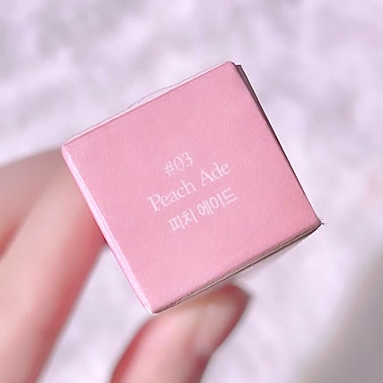 ウォーターブラーティント 03 ピーチエード/dasique/リップティントの画像