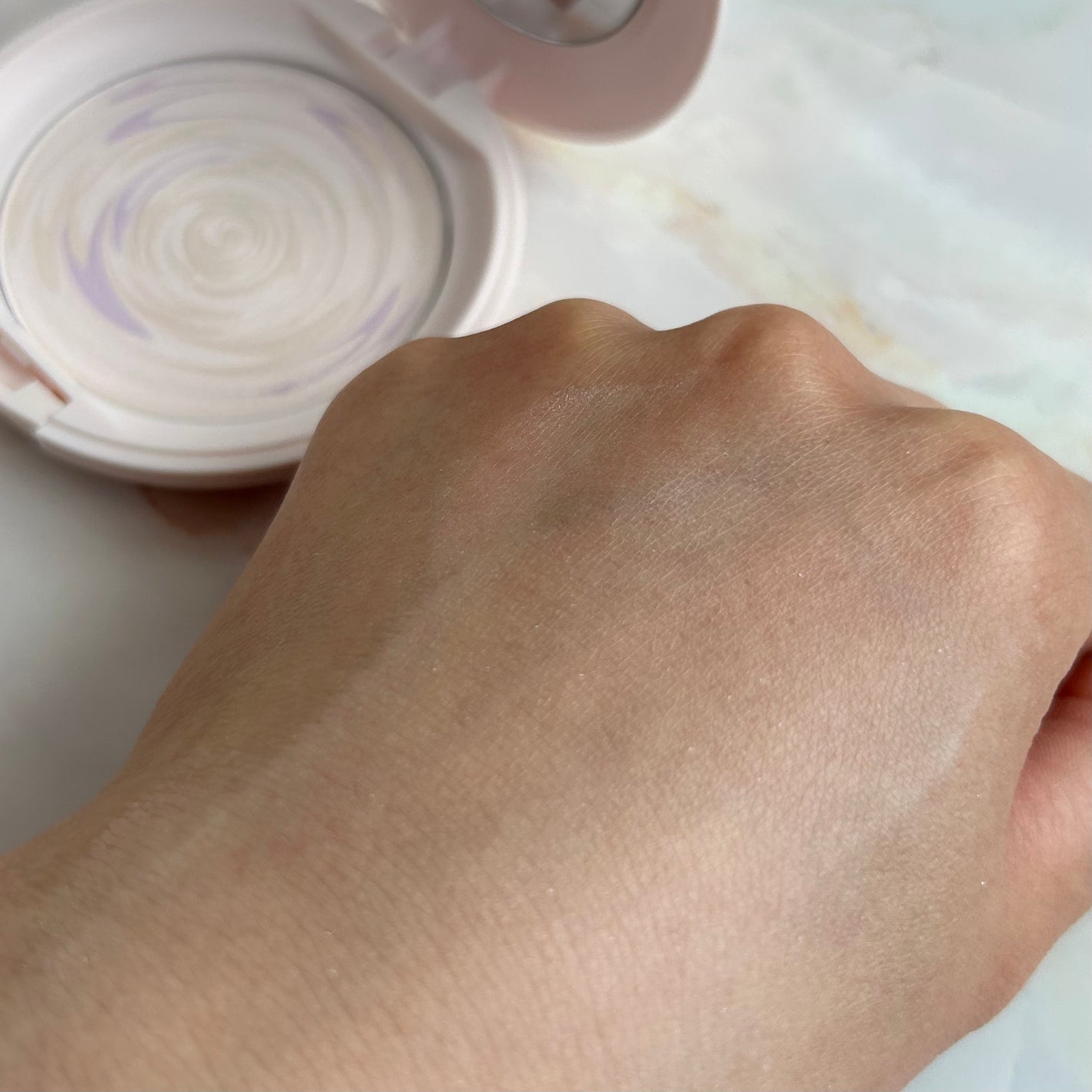 プレストパウダーナチュラル グロウ/SNIDEL BEAUTY/プレストパウダーを使ったクチコミ(2枚目)