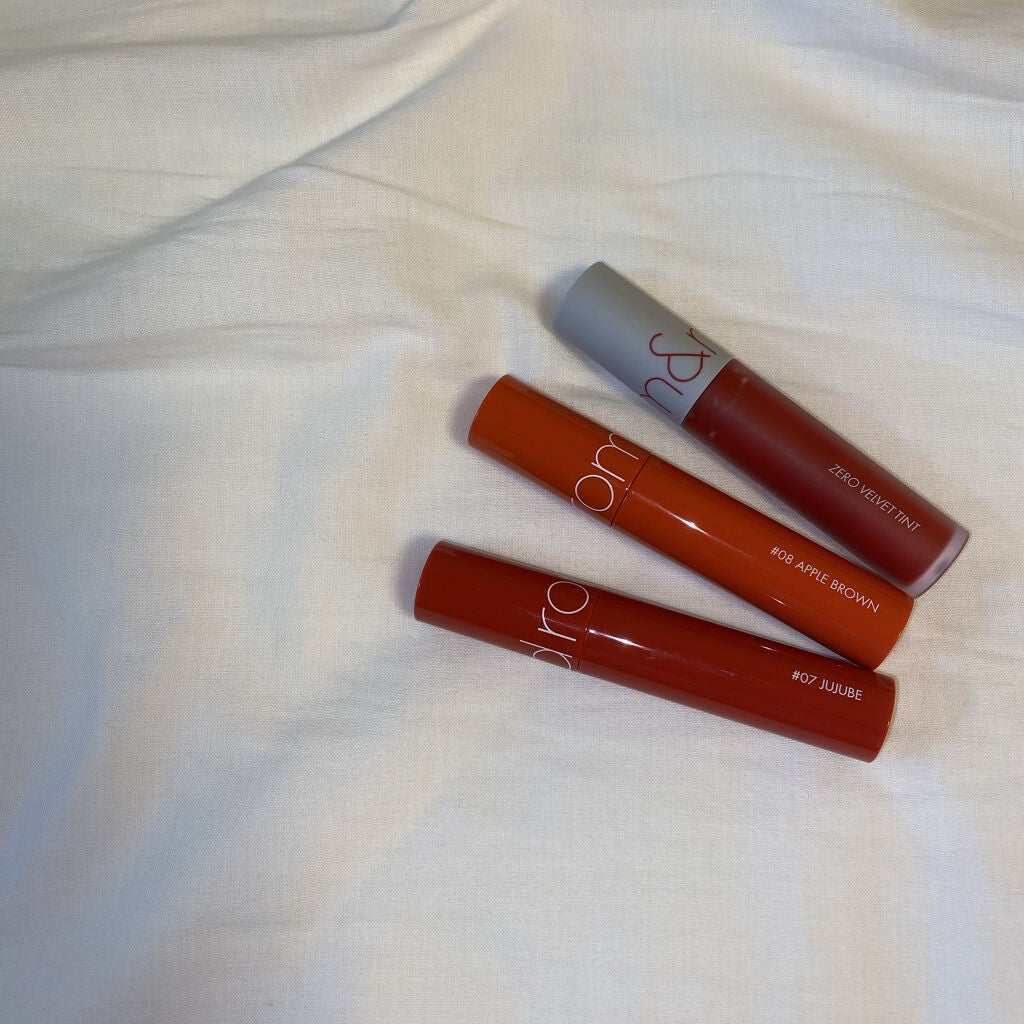 ジューシーラスティングティント/rom&nd/リップティントを使ったクチコミ(2枚目)