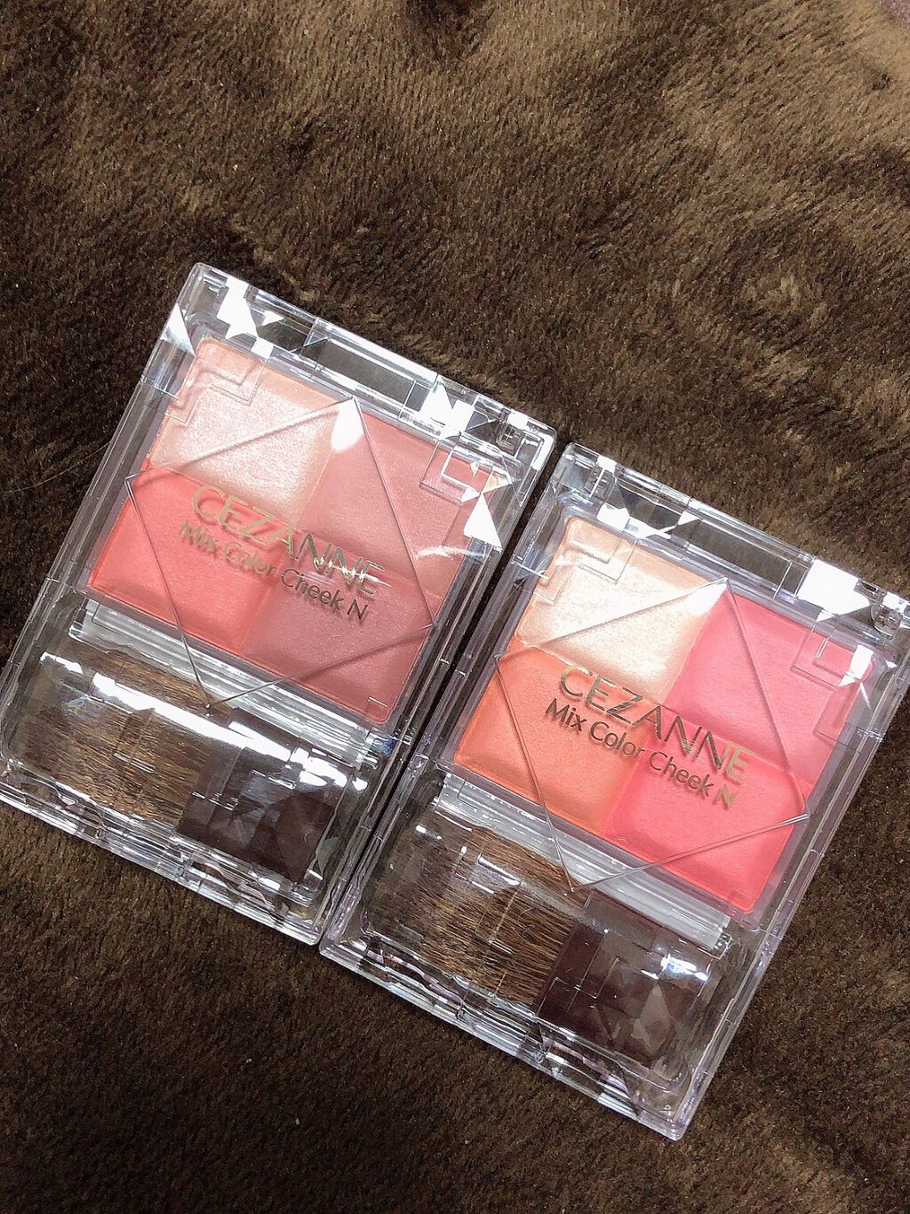 ミックスカラーチークN/CEZANNE/パウダーチークを使ったクチコミ（1枚目）